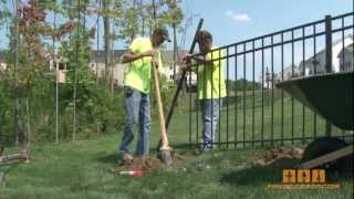 Aluminum Fence  How to install it [upl. by Drucie]