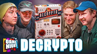 Who Is Better At Cracking Secret Codes  Game Night Decrypto [upl. by Ysdnyl]