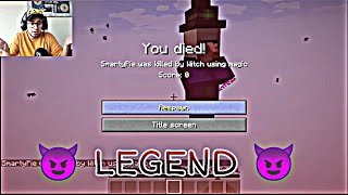 yes smarty pie legend clutch 😱  yes smarty pie minecraft yessmartypie smartypie montage [upl. by Elyl731]