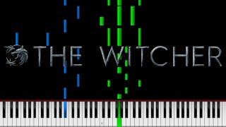 Burn Butcher Burn  The Witcher Season 2  Piano Version with sheet music [upl. by Anehsat]