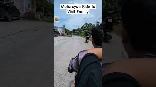 Motorcycle Ride to Visit Family motorcycleadventure leyte motorcycle [upl. by Adnowat]