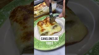 Los MEJORES CANELONES DE POLLO 🔥🐔 [upl. by Hayila]