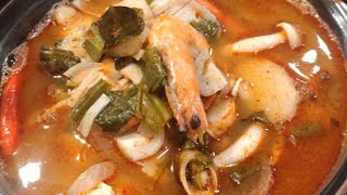 TOM YAM SEAFOOD THAILAND [upl. by Grimes]