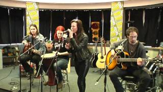 Halestorm  All I Wanna Do is Make Love to You acoustic cover w interview 720p [upl. by Nylcsoj266]