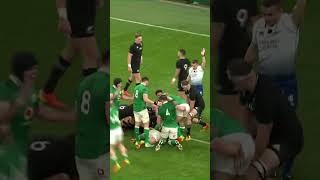 Kelleher Drives Over irishrugby rugby allblacks teamofus [upl. by Eilyah29]