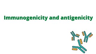 Immunogenicity and antigenicity [upl. by Lot]