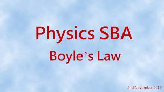 Boyles law experiment [upl. by Wehtta]