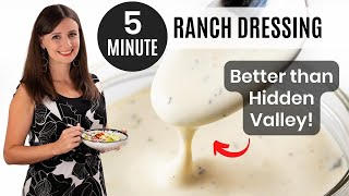 You’ll NEVER Buy Store Bought Ranch Dressing Again [upl. by Dolf545]