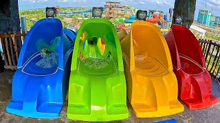 Mat Racer Water Slide at SplashMania Waterpark Malaysia [upl. by Leon780]