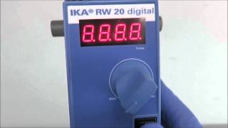 IKA RW 20 Digital Dual Range Mixers [upl. by Comptom379]