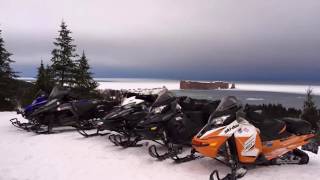 Skidoo trip Gaspésie 2017 [upl. by Keener609]