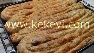 Ispanaklı Börek El Açması  Kekevi Börek Tarifleri [upl. by Berry]