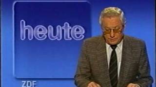 ZDF Heute Nachrichten  Sendeschluss 11121987 [upl. by Vail]