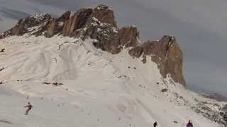 La pista PradelRodella 2 al Col Rodella Campitello di Fassa il 1532014 [upl. by Kiran]