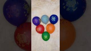 Top Balloons Reverse Colorful Water Balloons Popping Asmr viralvideo satisfying shorts [upl. by Rotsen]