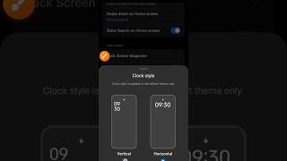 How to change clock style of home screen in android [upl. by Adalia]