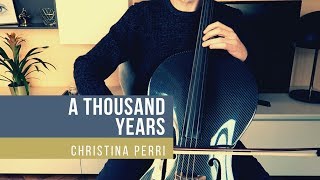 A THOUSAND YEARS  Christina Perri for CELLO and PIANO COVER [upl. by Leviram460]