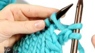 Comment faire une augmentation  tuto tricot [upl. by Janna467]