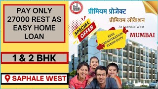 Affordable 1 amp 2 BHK Apartments in Saphale  Saphale 2 Bhk flat  Saphale New Project followme [upl. by Oniotna]