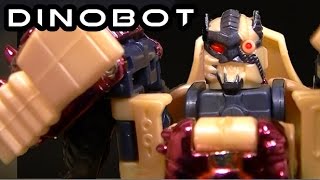 Beast Wars TRANSMETAL 2 DINOBOT Transformers Figure Review [upl. by Ijnek]