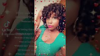 DZfirst Black 16 Inch Curly Wigs Short Curly Wig with Bangs Heat Resistant Synthetic 🤎💞👄💖💓❣️ 💄😁 [upl. by Baptista387]