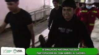 III SIMULACRO NACIONAL ESCOLAR [upl. by Lenard]