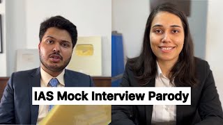 IAS Mock Interview Parody  Shubhamgaur09  Saloni Gaur [upl. by Ahseiyk]