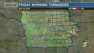 National Weather Service says at least 18 tornadoes hit Iowa in Fridays derecho [upl. by Adnorat]