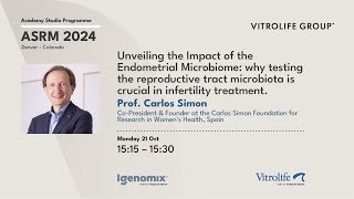 ASRM 2024 Unveiling the Impact of the Endometrial Microbiome [upl. by Notsla866]