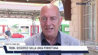 20240622 PORRETTA TERME BO  TRENI DISSERVIZI SULLA LINEA PORRETTANA [upl. by Nyre]