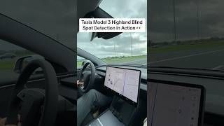 Is The 2024 Model 3 Highland’s Blind Spot Indicator Even Useful 😭😂 [upl. by Necila]