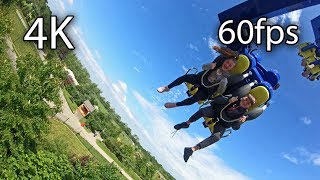 Power Surge onride 4K POV 60fps Tayto Park Emerald Park [upl. by Ellehcal924]