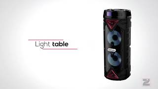 Zebion Maahi Ve Mini Tower Speaker 80W with Disco Lights [upl. by Nnaaras]