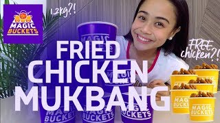 FRIED CHICKEN MUKBANG  Giving away FREE CHICKEN [upl. by Cutlor]