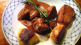 CONFIT LAMB BORDELAISE amp Rustic Fondant Potatoes Professional French Fusion Cuisine Recipe [upl. by Llennahs10]