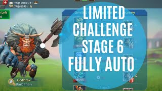 Barbarian Limited Challenge Stage 6 Barbaric Journey Fully Auto [upl. by Ekralc]