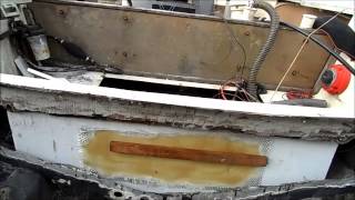 Transom repair with Certified Technician Nick Hudson PT 3 [upl. by Eeliah]