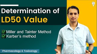 LD50 Values Determination Methods  Karbers Method and Miller amp Tainter Methods [upl. by Marelda]