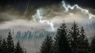 10 Hours Rain amp Thunder  Rainstorm Sounds for Sleep Studying or Relaxation  Nature White Noise [upl. by Rebekah]