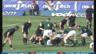 Marius Joubert hatrick vs All Blacks 2004 [upl. by Yrral]