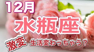 水瓶座 2024年12月 地の時代の頑張りが風の時代に完成 開花 解放 大逆転 [upl. by Downey816]