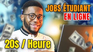 6 meilleurs JOBS ÉTUDIANT EN LIGNE pour ne plus dépendre des parents [upl. by Austina231]