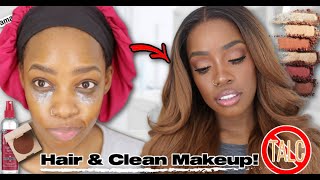 🔥This 50 Adanna Wig NEVER Flops  HIGH FUNCTIONING Clean Makeup ChillTorial Vibes  MARY K BELLA [upl. by Neerhtak]