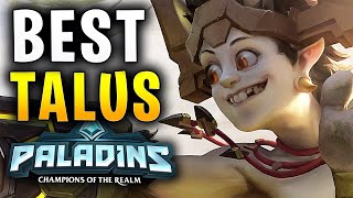 THE SECRET OP TALUS BUILD  Paladins Gameplay [upl. by Yniar]