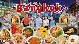 ₱100 to ₱6000 BANGKOK FOOD TRIP 2024 with Team Chef RV [upl. by Mchugh776]