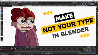 hindi how to make videos like not your type  blender 2d animation tutorial  Animatechz [upl. by Lotsyrc]