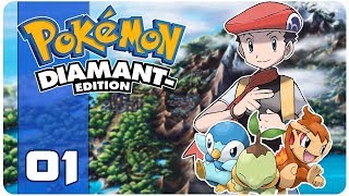 Pokémon Diamant  On Part A LAventure 01 Lets Play [upl. by Gorrono]