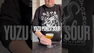 crafting something with YUZU SUPER JUICE  The YUZU PONZU SOUR cocktail shorts drink gin recipe [upl. by Sidra]