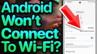 My Android Wont Connect To WiFi Heres The Real Fix [upl. by Kidd]