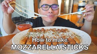 How to make MOZZARELLA STICKS [upl. by Eneri]